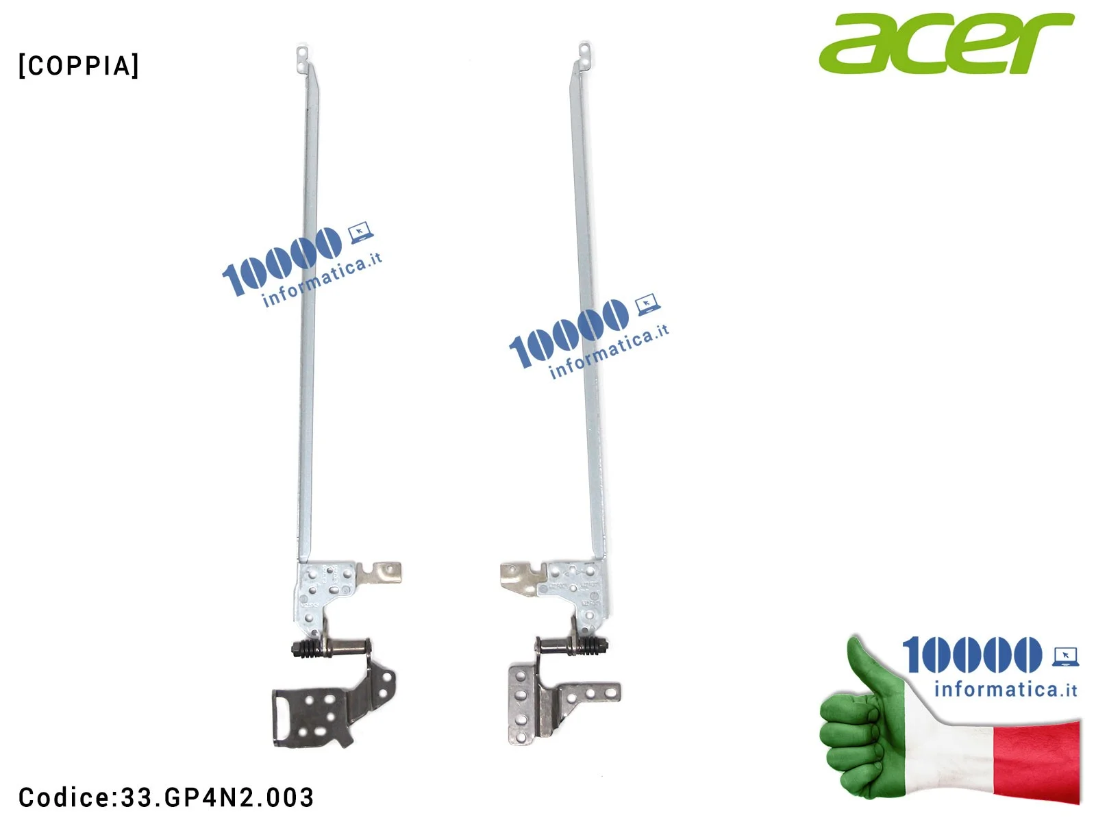 33.GP4N2.003 Cerniere Staffe ACER Aspire A315 A515 A315-33 A315-41G A315-53G A515-41G A515-51 A515-51G Cerniere Hinges ACER A... 33.GP4N2.003 Cerniere Staffe ACER Aspire A315 A515 A315-33 A315-41G A315-53G A515-41G A515-51 A515-51G Cerniere Hinges ACER A...