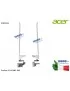 33.GP4N2.003 Cerniere Staffe ACER Aspire A315 A515 A315-33 A315-41G A315-53G A515-41G A515-51 A515-51G Cerniere Hinges ACER A...
