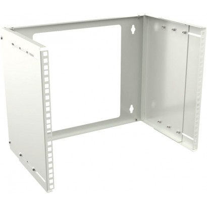 RAR220WH RAR220WH Lanview by Logon 19'' 10U Adjustable Depth Open Frame Rack Wall Mount RAR220WH