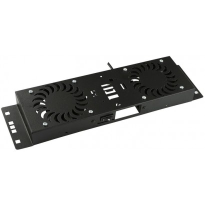 RAF113BL Lanview by Logon 2 FANS, ON/OFF CONTROLLED FAN MODULE BLACK RAF113BL