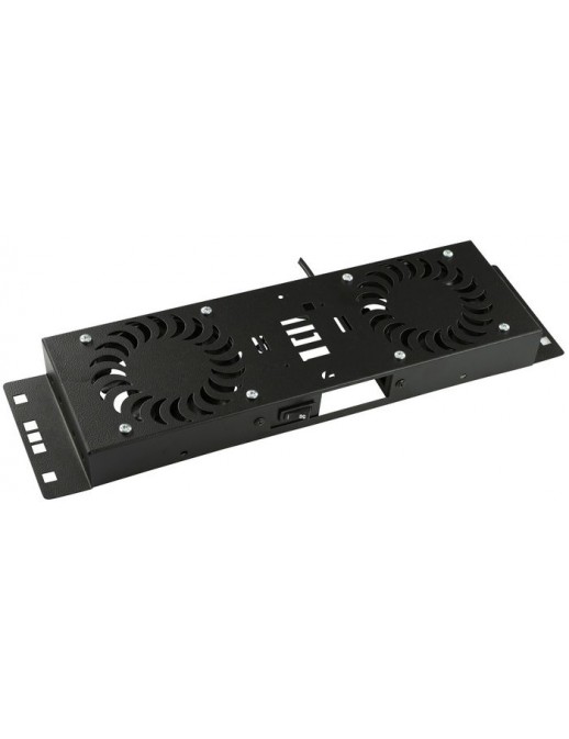 RAF113BL Lanview by Logon 2 FANS, ON/OFF CONTROLLED FAN MODULE BLACK RAF113BL