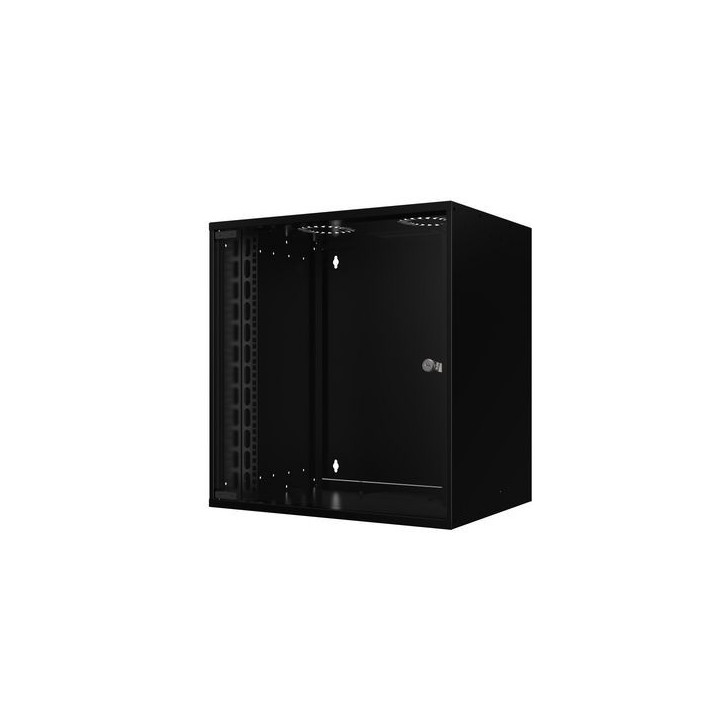 RUM12U40MNBL Lanview by Logon 19'' Rack Cabinet 12U 53 x 40 SOHO Wallmount Unmounted RUM12U40MNBL