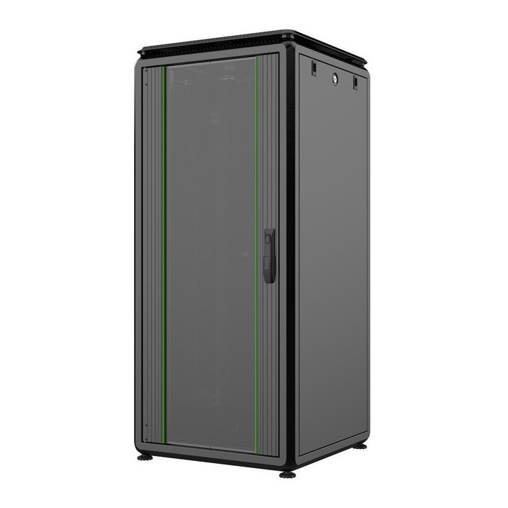 RDL26U66BL Lanview by Logon 19'' 26U Rack Cabinet 600 x 600mm Data Line RDL26U66BL
