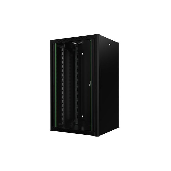 RWP20U56BL Lanview by Logon 19'' Rack Cabinet 20U 60 x 56 Wallmount Pro RWP20U56BL