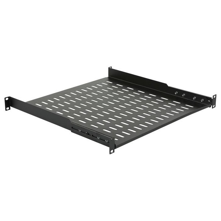 RAS405BL Lanview by Logon 1U 19" FRONT, 1U 19" REAR CONNECTED D450mm SHELF RAS405BL
