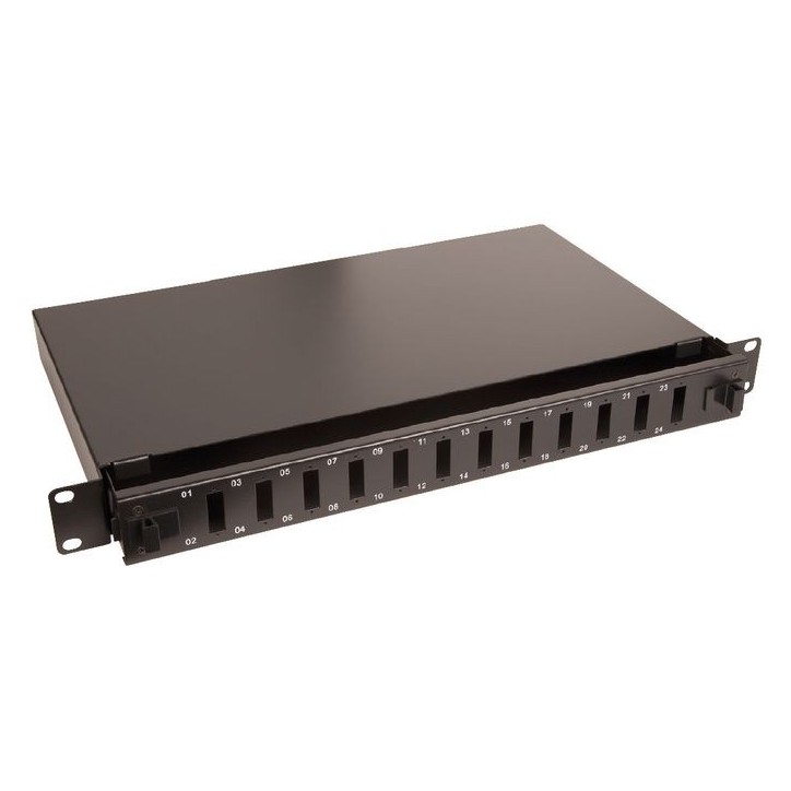 LVO231551 Lanview 12-Port Fibre patch panel for SC duplex/LC Quad connectors Fiber ODF LVO231551 Lanview 12-Port Fibre patch panel for SC duplex/LC Quad connectors Fiber ODF