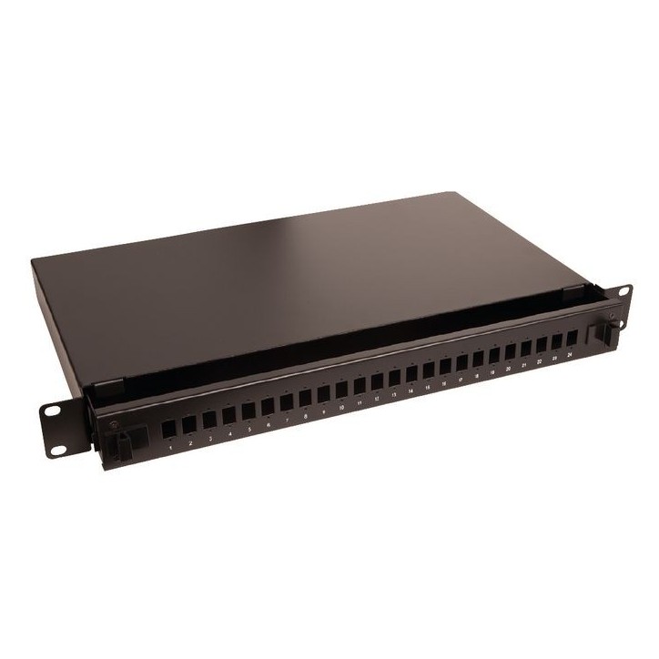 LVO231544 Lanview 24-Port Fibre patch panel for SC simplex/LC duplex connectors Fiber ODF