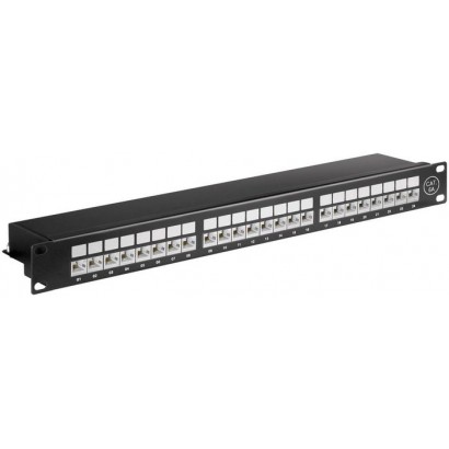 PP-022 MicroConnect Cat6a 24 port 19" Patch Panel LPP245