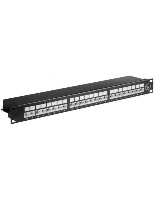 PP-022 MicroConnect Cat6a 24 port 19" Patch Panel LPP245