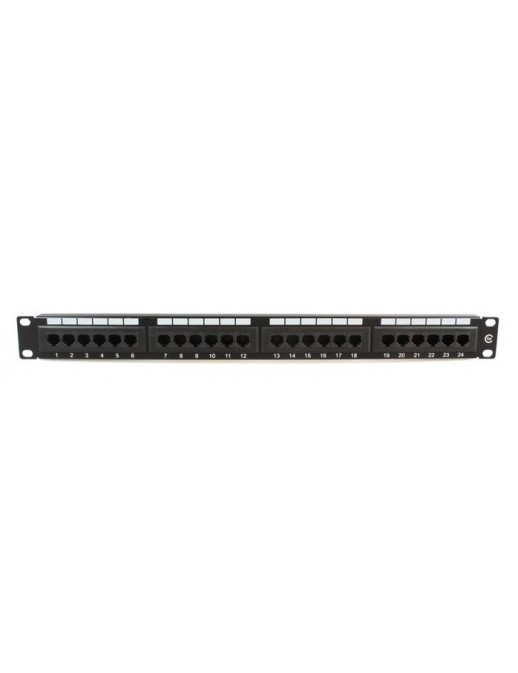 PP-003 MicroConnect 19" UTP, Cat.5e patch panel, 24 port, Dual