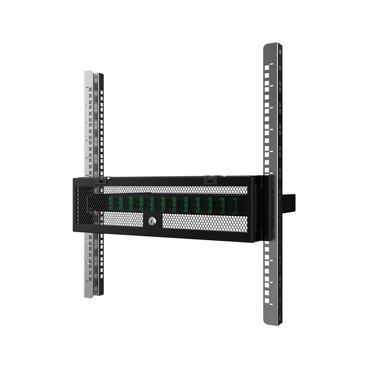 RAB503BL Lanview 3U 19" Rack Mount, Security Cover Panel RAB200BL