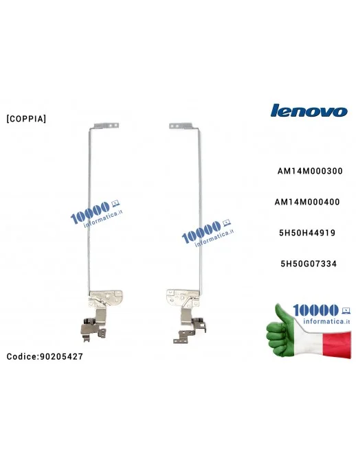 90205427 Cerniere Hinges LENOVO ThinkPad E40-70 E50-70 E40-30 B40-30 B40-35 B40-70 B40-45 U41-70 [COPPIA] AM14M000300 AM14M00...