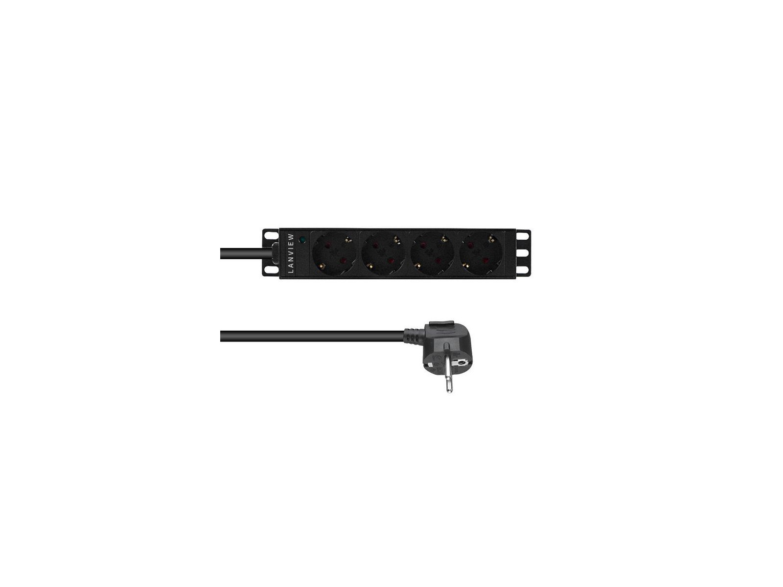 LVR-2MSCH-LIC-SCH4 LVR-2MSCH-LIC-SCH4 Lanview 10'' rack mount power strip, 2m, 13A with 4 x Schuko outlets LVR-2MSCH-LIC-SCH4 LVR-2MSCH-LIC-SCH4 Lanview 10'' rack mount power strip, 2m, 13A with 4 x Schuko outlets