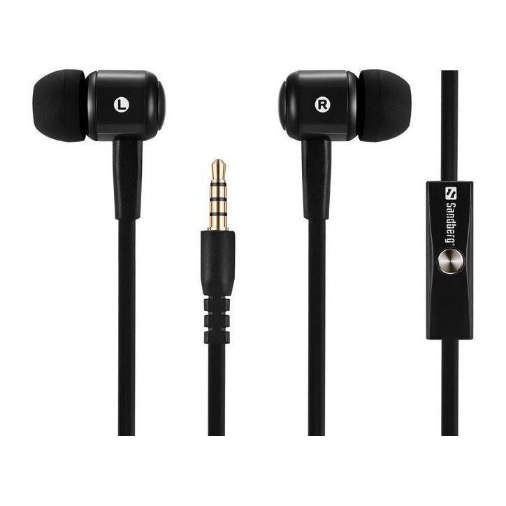 125-62 Sandberg Speak’n Go In-Earset Black NONE - Only use for non-battery items