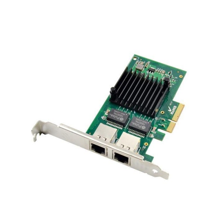 MC-PCIE-I350-T2 MicroConnect PCIe 2-Port Intel I350AM2 Dual 1GbE Server Card I350T2V2BLK, I350T2, EXPI9402PTBLK, 89945, EXPI9402 MC-PCIE-I350-T2 MicroConnect PCIe 2-Port Intel I350AM2 Dual 1GbE Server Card I350T2V2BLK, I350T2, EXPI9402PTBLK, 89945, EXPI9402