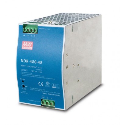 PWR-480-48 PWR-480-48 Planet DC Single Output Industrial DIN Rail Power Supply Units NDR-480-48