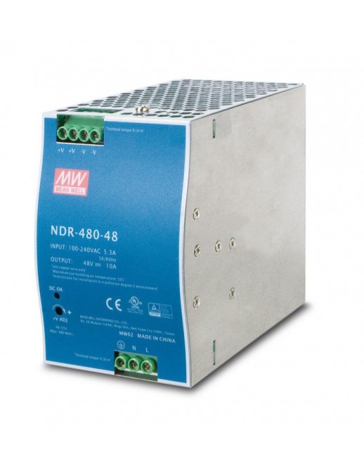 PWR-480-48 PWR-480-48 Planet DC Single Output Industrial DIN Rail Power Supply Units NDR-480-48