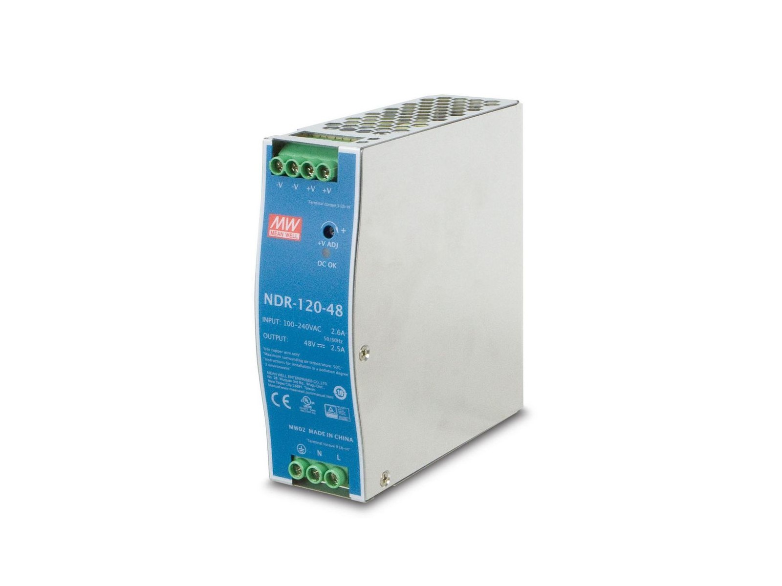 PWR-120-48 PWR-120-48 Planet DC Single Output Industrial DIN Rail Power Supply Units NDR-120-48 PWR-120-48 PWR-120-48 Planet DC Single Output Industrial DIN Rail Power Supply Units NDR-120-48
