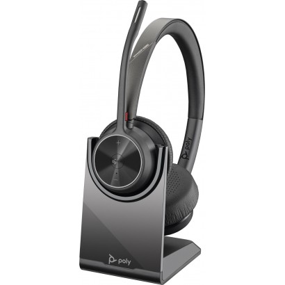 77Y99AA 77Y99AA HP Voyager 4320 UC Stereo USB-A Headset +BT700 USB-A Adapter +Charging Stand 218476-01