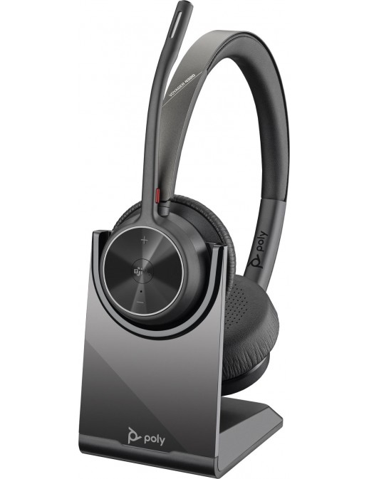 77Y99AA 77Y99AA HP Voyager 4320 UC Stereo USB-A Headset +BT700 USB-A Adapter +Charging Stand 218476-01