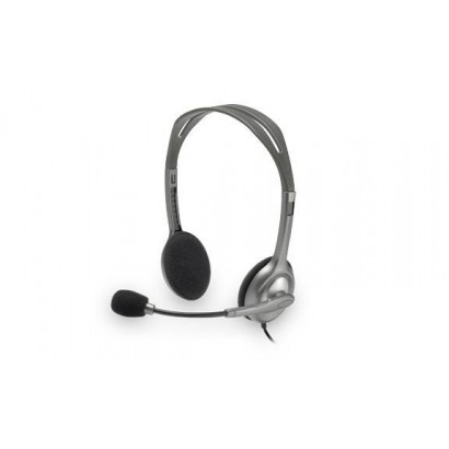 981-000612 Logitech H111 Stereo Headset Wired Head-band Office/Call center Grey