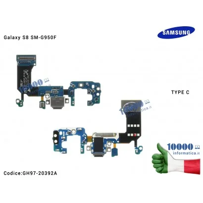 Connettore Ricarica USB Board Cavo Flex SAMSUNG Galaxy S8 SM-G950F
