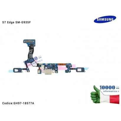 GH97-18577A Connettore Ricarica USB Board Cavo Flex Tasti SAMSUNG Galaxy S7 Edge SM-G935F GH97-18577A