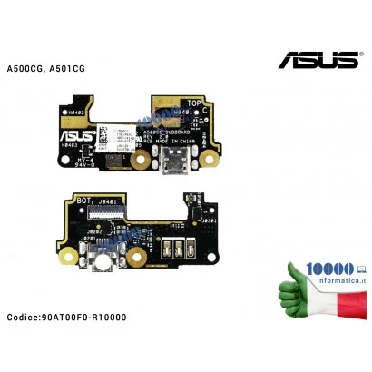 90AT00F0-R10000 Connettore USB DC Power Board ASUS ZenFone 5 A500CG (T00F) A501CG (T00J) 90AT00F0-R10000