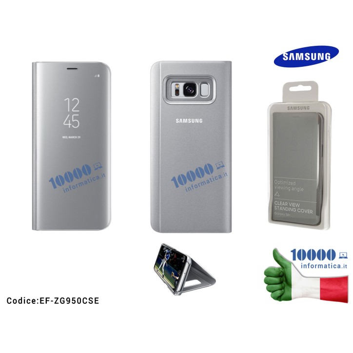 Cover Clear View SAMSUNG Galaxy SM-G950F Galaxy S8 [SILVER]
