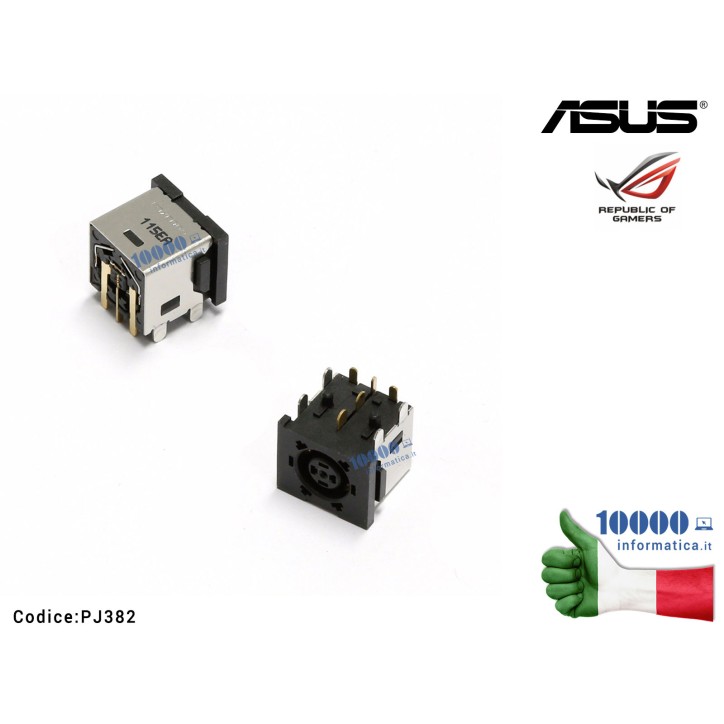 Connettore DC Power Jack PJ382 ASUS ROG G750 G750J G750JY G750JX G750JW G750JH G750JM G750JS G750JZ