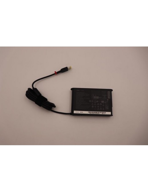 5A10V03264 Lenovo 135W AC adapter with 100-240V input, designed for Lenovo devices with slim tip power plug. FRU5A10V03264