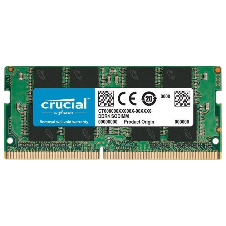 CT16G4SFRA32A Crucial 16GB DDR4-3200 SODIMM, CL22, 1.2V, 2048Meg x 64