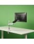 RGOVLCA4SI RGOVLCA4SI R-Go Tools R-Go Caparo 4 D2, Circular Single Monitor Arm, Desk Mount, Gas Spring, 3-9kg, Black-Silver, ...