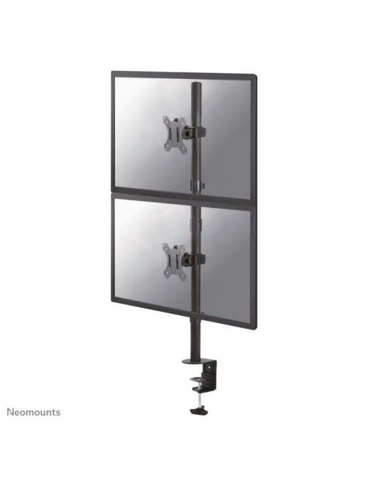 FPMA-D550DVBLACK FPMA-D550DVBLACK Neomounts Full Motion Dual Desk Mount (Clamp & Grommet) For Two 10-32" Monitor Screens - Bl...