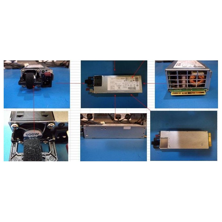 866729-001 500W Flex Slot Platinum 865408-B21, 762935 hot-plug power supply