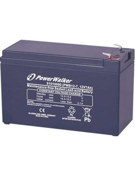 91010090 PowerWalker 7Ah, Lead Acid, 12V