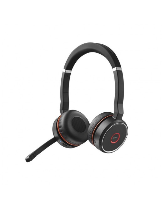 7599-848-109 Jabra Evolve 75 SE UC Stereo - Headset - on-ear Bluetooth wireless active noise cancelling USB Zoom Certified for L