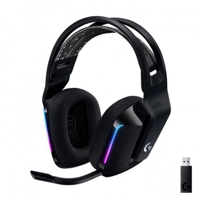 981-000864 981-000864 Logitech G733 LightSpeed Wireless RGB Gaming Headset - BLACK - EMEA