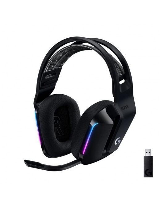981-000864 981-000864 Logitech G733 LightSpeed Wireless RGB Gaming Headset - BLACK - EMEA