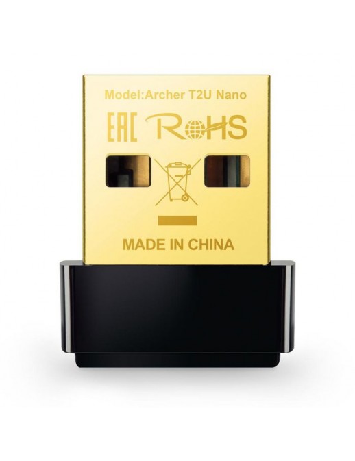 ARCHER T2U NANO ARCHER T2U NANO TP-Link USB 2.0, Omni Directional, IEEE 802.11ac, IEEE 802.11a, IEEE 802.11n, IEEE 802.11g, I...
