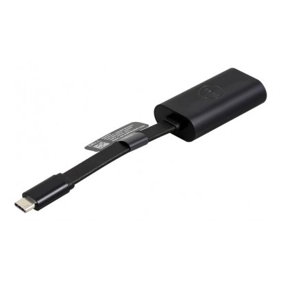 470-ABND Dell Adapter- USB-C to Ethernet (PXE Boot), 10Mb LAN, 100Mb LAN, GigE, 1000 Mbps, Black...