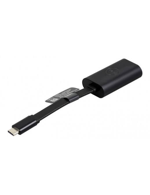 470-ABND Dell Adapter- USB-C to Ethernet (PXE Boot), 10Mb LAN, 100Mb LAN, GigE, 1000 Mbps, Black DBQBCBC064, 0470-ABND, 759466