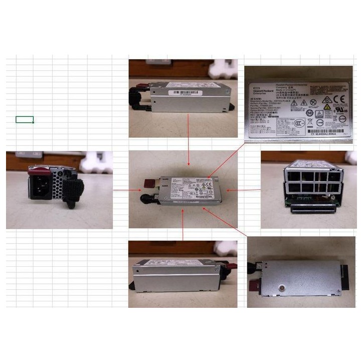 830219-001 900W hot-plug power supply unit for HPE G9 servers