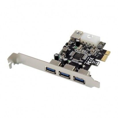 MC-USB3.0-F2B2-V2 MicroConnect PCIe USB3.0 3+1 Ports Expansion Card VL805