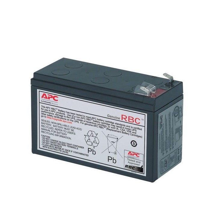 RBC17 APC Replacement Battery Cartridge 17, 108 VAh, Black
