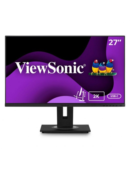 VG2756-2K ViewSonic 27" 16:9 2560 x 1440 QHD frameless SuperClear IPS LED Monitor with 5ms, HDMI, DisplayPort in, DisplayPort ou