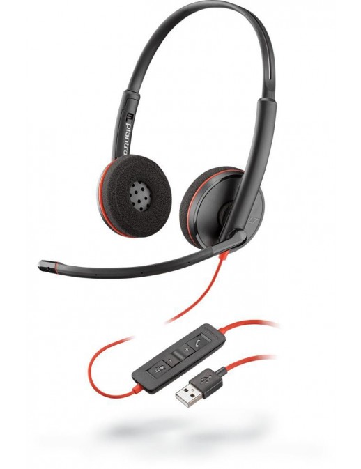 209745-201 209745-201 Poly Blackwire 3220, USB-A 80S02A6, 80S02AA, 77R32A6