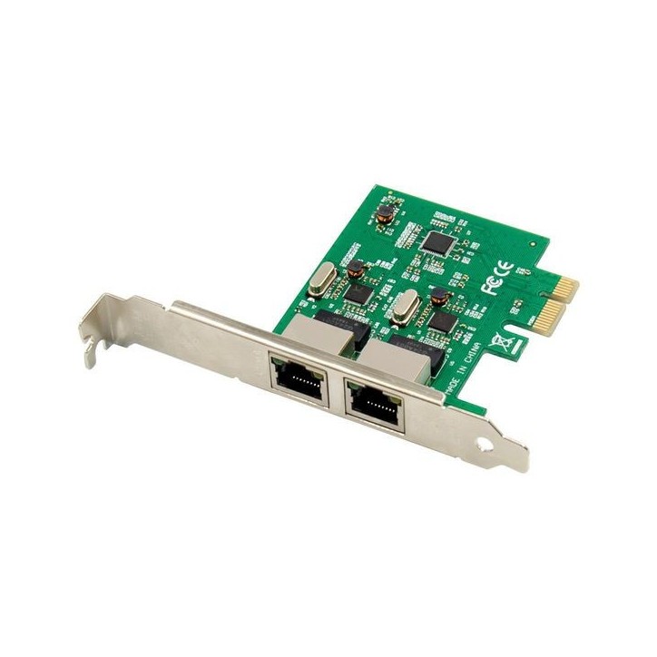 MC-PCIE-712 MicroConnect PCI-E 8111F Dual-RJ45 Gigabit Ethernet NIC MC-PCIE-712 MicroConnect PCI-E 8111F Dual-RJ45 Gigabit Ethernet NIC