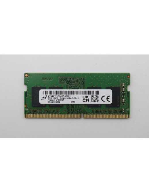 5M30V06805 Lenovo SODIMM memory module, 8GB capacity, DDR4 standard, 3200MHz speed, designed for laptops, 260-pin configuration.