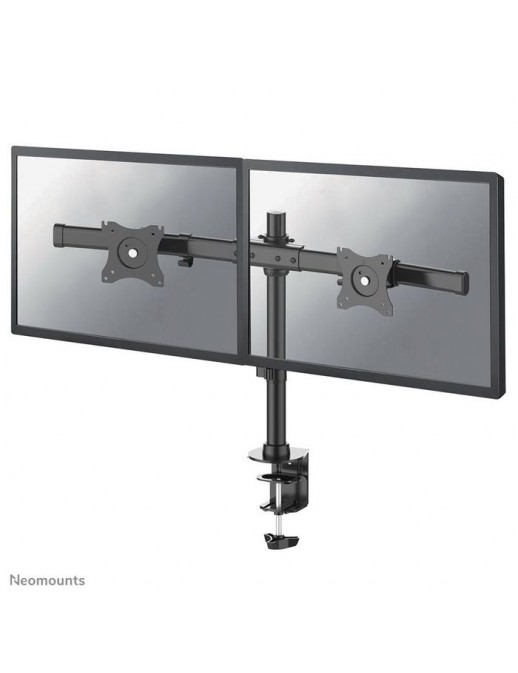 FPMA-DCB100DBLACK FPMA-DCB100DBLACK Neomounts Tilt/Turn/Rotate Dual Desk Mount (Clamp & Grommet) For Two 10-27" Monitor Scree...